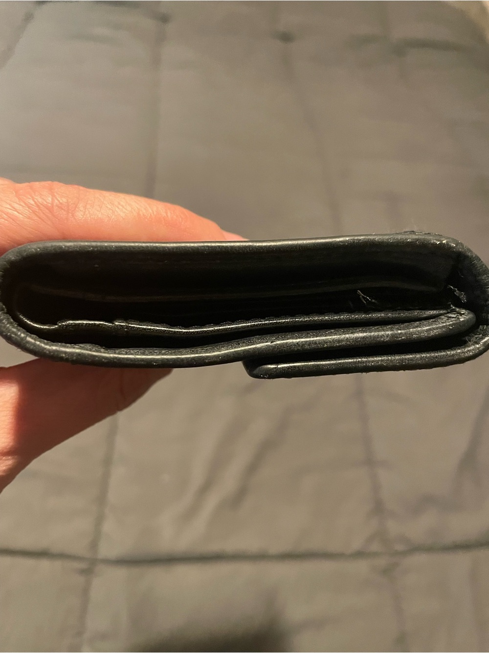 Vintage Coach Black Signature Canvas Trifold Wallet - Picture 10 of 10